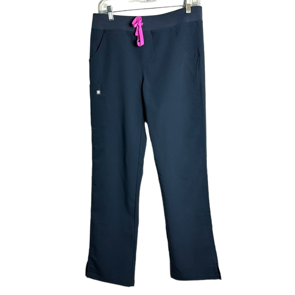 Figs Kade Cargo Scrub Pants Navy Blue Size Small
